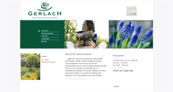 Desktop Screenshot of gaertnerei-gerlach.de