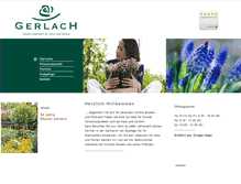 Tablet Screenshot of gaertnerei-gerlach.de